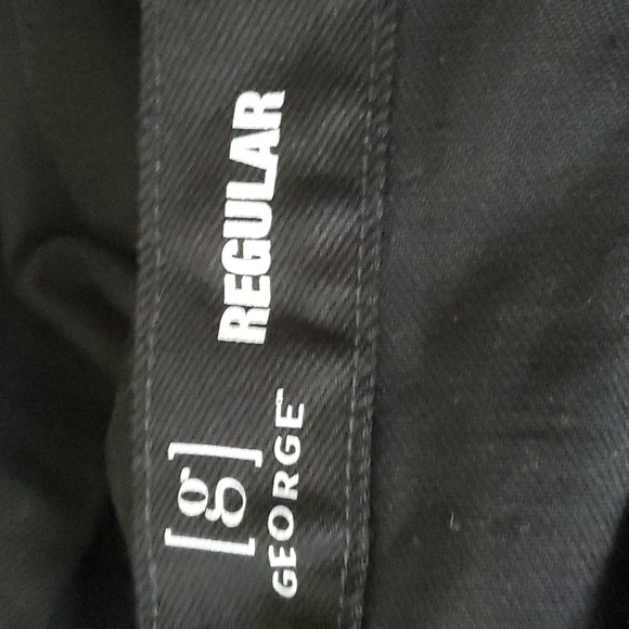 VTG George 30/32 100% cotton black regular jeans - Picture 4 of 6